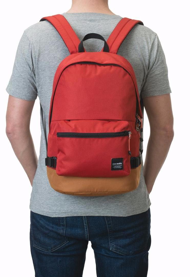 Рюкзак для ноутбука 15'' Pacsafe Slingsafe LX400 Chili/Khaki